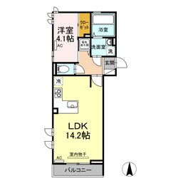 セジュールＭＣの物件間取画像